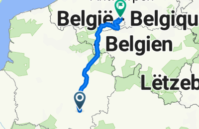 Route in der Bikemap App öffnen