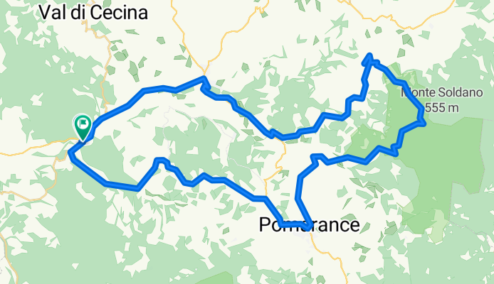 Ponteginori-Saline di Volterra-Mazzolla-Pomarance-Ponteginori