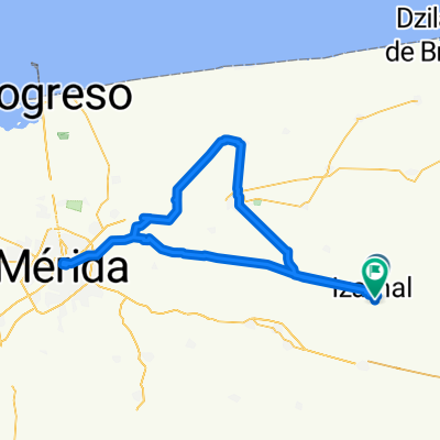 MERIDA-IZAMAL-DZEMUL-MERIDA