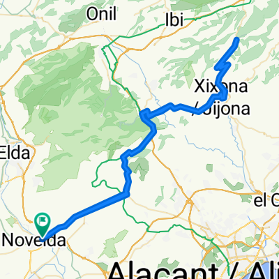 Novelda - Maigmo - Carrasqueta - Jijona - Novelda