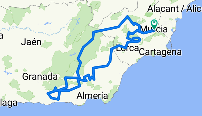 Brevet Randonneur 1000K GDR Murcia 2018