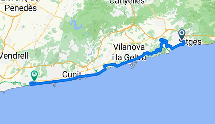 Sitges-Vilanova-Segur de Calafell