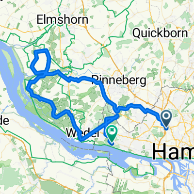 Eimsbüttel - S-Stellingen - Krupunder - Klövensteen - Kösterberg 