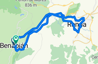 Route in der Bikemap App öffnen