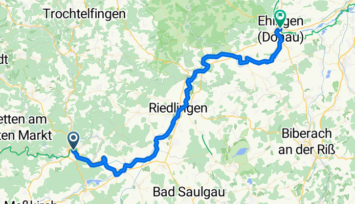 Sigmaringen to Ehingen