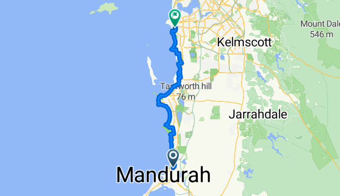 Mandurah to Fremantle Coastal Ride