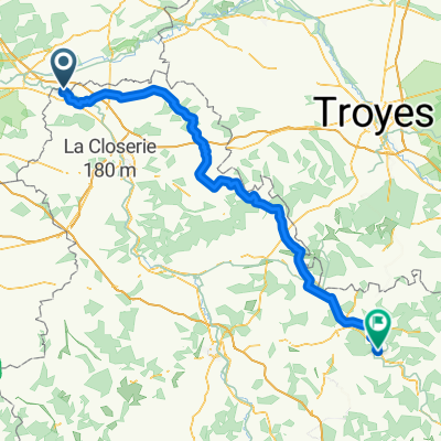 Tour de Bourgogne - Etape 5 de Villeneuve la Guyard à Lezinnes - 135km 900D+