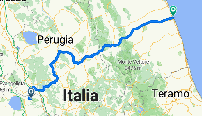 Civita di Bagnoregio-Orvieto-Todi-Torgiano-Foligno-Colfiorito-Civitanova Marche