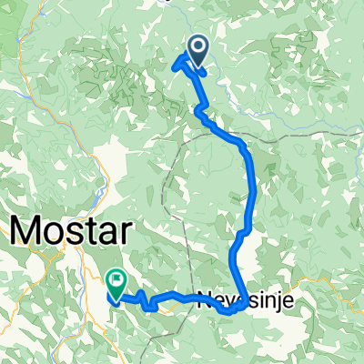 BiH 5, Boračko Jezero - Nevesinje - Blagaj