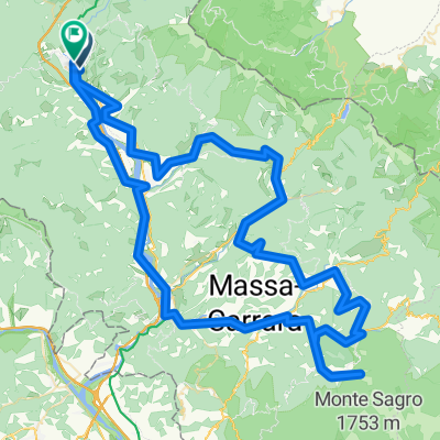 Pontremoli-Fivizzano-Equi terme-Aulla-Pontremoli