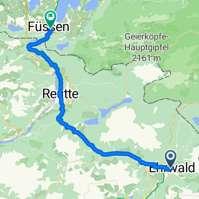 Etap 6 Ehrwald - Fussen