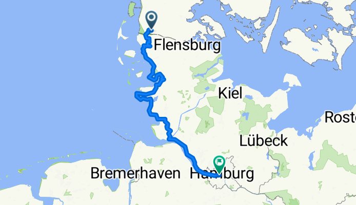 Hamburg to Tonder