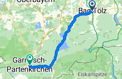 Route in der Bikemap App öffnen