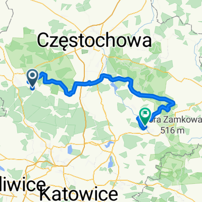 Rusinowice - Mirów - Kroczyce - Zawiercie