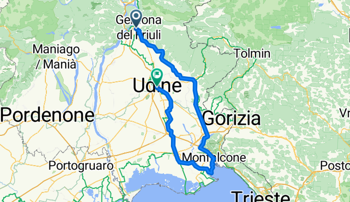 Gemona - Monfalcone - Udine
