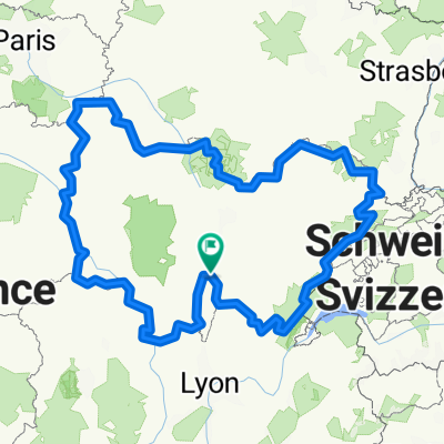 Tour de Bourgogne Franche-Comté - 1566km 7660m D+