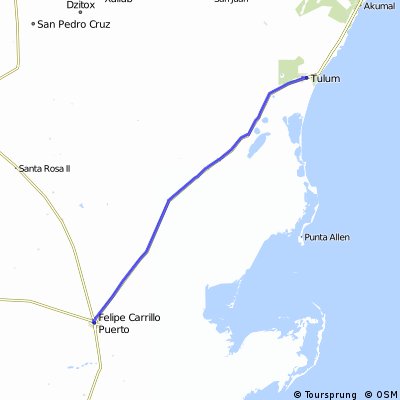 2010-04-02 Tulum to Felipe Carillo Puerto