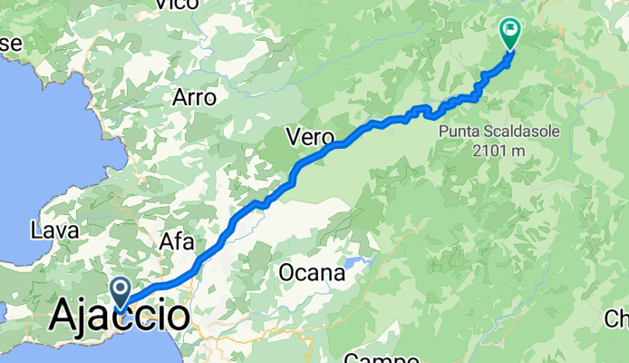 Ajaccio - Vizzavona