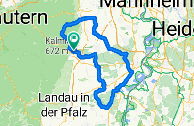 Route in der Bikemap App öffnen