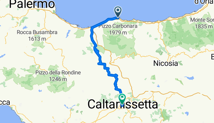cefalu to caltanissetta