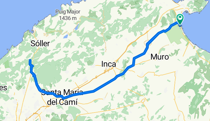 Playa de Muro to Col de Soller