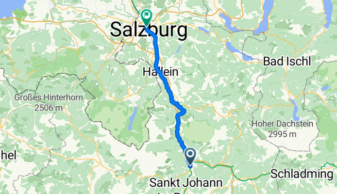 Bischofshofen to Salzburg