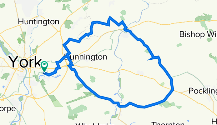 Elvington to Stamford bridge