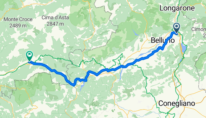 BR 012: Ponte nelle Alpi - Borgo Valsugana