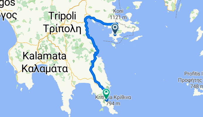 peloponissos tour