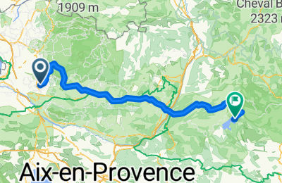 Route in der Bikemap App öffnen