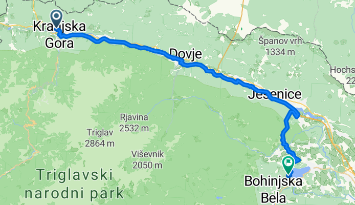 Day 2.1 Natura Ecocamp - Mojstrana - Jesenice - Camp Bled