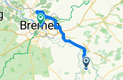 Route in der Bikemap App öffnen