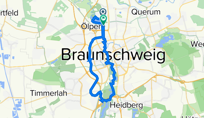 Ringgleis mit Bürgerpark Braunschweig