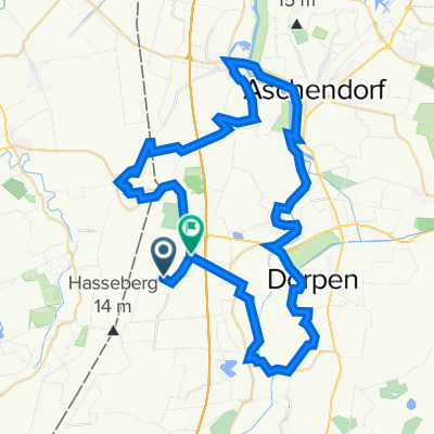 Tour 8 - Noerdliches Emstal Rhede-Doerpen-Bourtange (58 km)