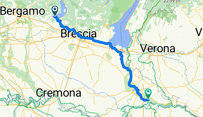 Rome, Etappe 9, Clusane - Bagnolo San Vito