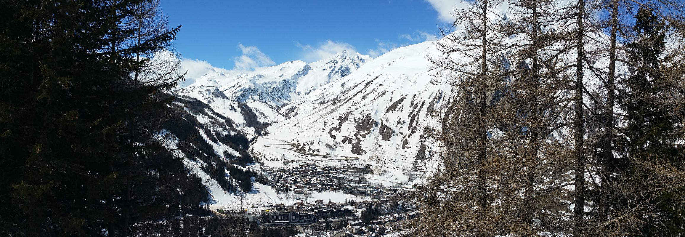 La Thuile - Creta con ciaspole