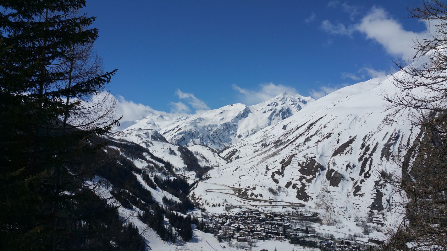 La Thuile - Creta con ciaspole