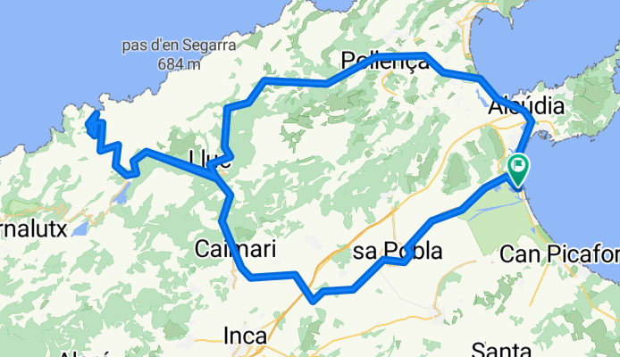 Route to Sa Calobra from Playa de Muro Day 5