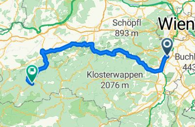 Route in der Bikemap App öffnen