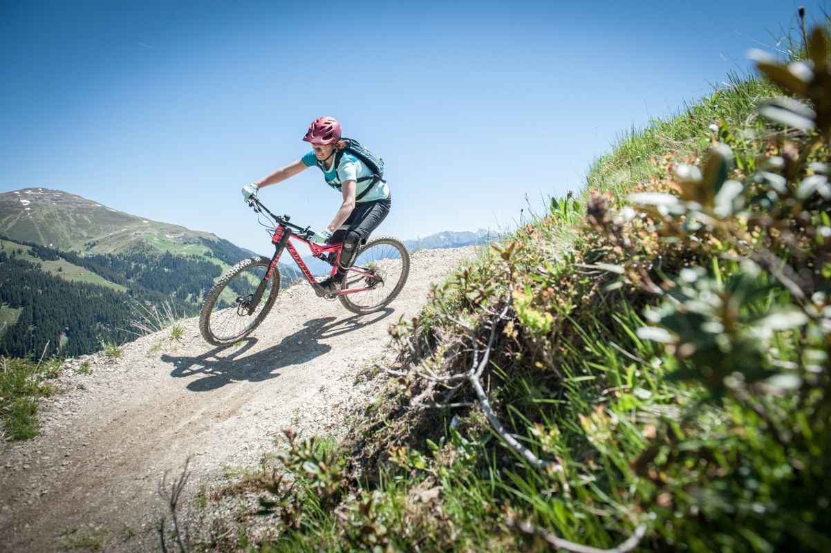 Singletrail Iss-Flow in Gerlos 