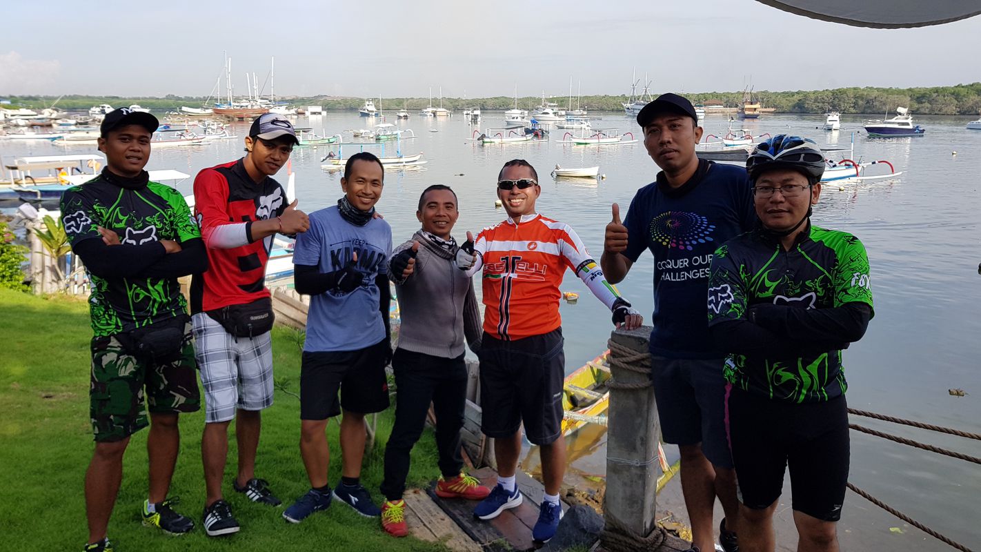 Cycling from Haven Seminyak Hotel to Serangan Island
