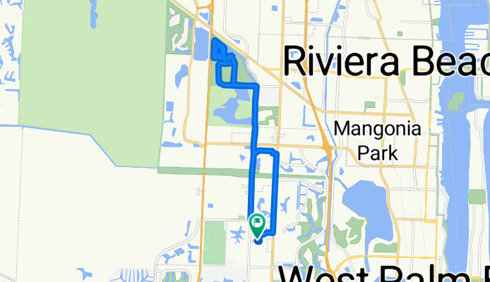 Haverhill to Dyer Park and back
