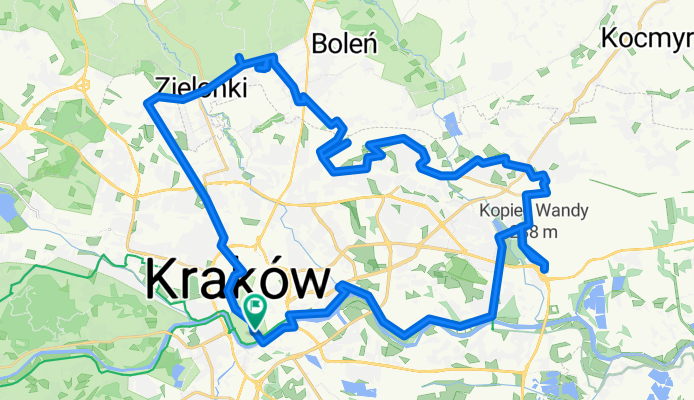 Szlak Twierdzy Kraków - Pierwszy odcinek pętli północnej