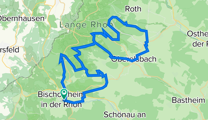 Mountainbike: Durch die Lange Rhön zum Haus der Langen Rhön