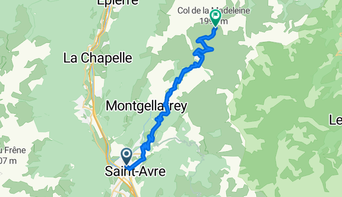 FR18, Col de la Madeleine z juhu