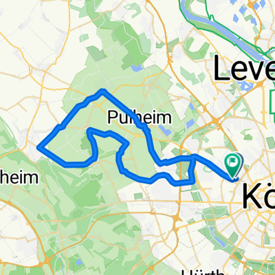 Kurze Runde über Puhlheim, Stommeln und Brauweiler