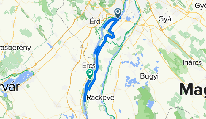 Csepel-sziget Vízmű utak