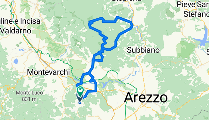 Pieve e Presciano - Castel Focognano - 94 km 2210 hm