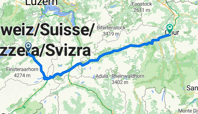 Stage 2, Meiringen - Chur