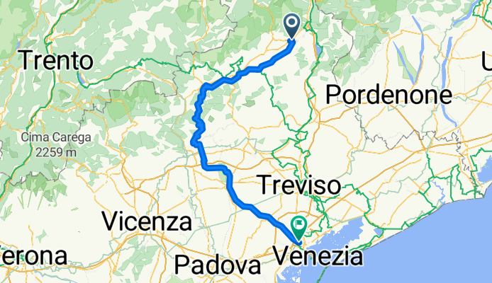 Stage 7, Belluno - Venice (Monte Grappa)